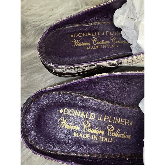 FF125 - Donald J Pliner Western Slip On Boots sz 6 - Picture 3 of 4